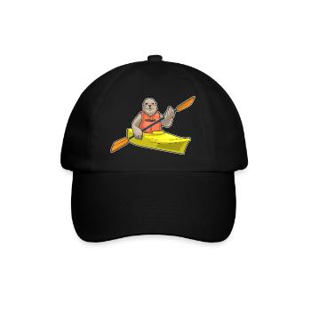 Seal small boat - Baseball Cap - black/black - Front