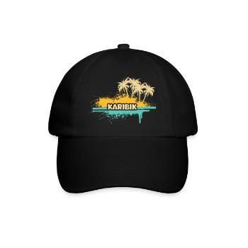 Vacances Caraïbes - Casquette classique - noir/noir - Devant