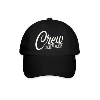 crew member - Baseball Cap - black/black - Front