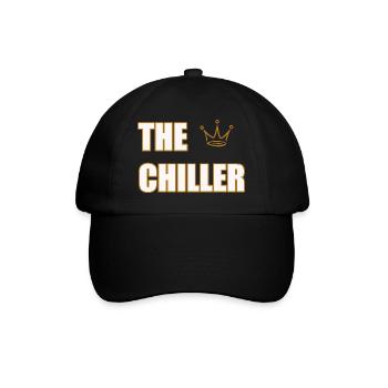 THE CHILLER – Cool & Minimal Statement Design - Baseball Cap - black/black - Front