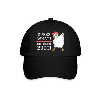 Devinez quoi, chemise en cul de poulet - Casquette classique - noir/noir - Devant