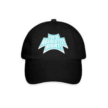 Tu as tout à fait raison, logo drôle d’IA sarcastique - Casquette classique - noir/noir - Devant