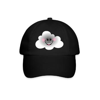 Happy Cloud - Baseball Cap - black/black - Front