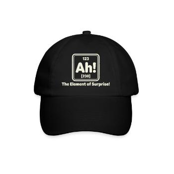 Ah! Element of Surprise - Baseball Cap - black/black - Front