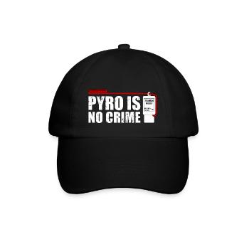 Pyro n'est pas un feu d'artifice de crime - Casquette classique - noir/noir - Devant
