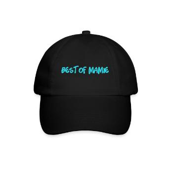 OMA. MUTTERTAG. ALLES GUTE ZUM OMA-TAG. ICH LIEBE DICH - Baseballkappe - Schwarz/Schwarz - Vorne