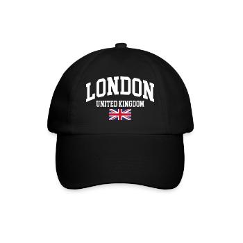 Londres - Casquette classique - noir/noir - Devant