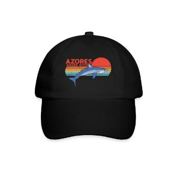 Makohai Açores Plongée avec les requins - Casquette classique - noir/noir - Devant