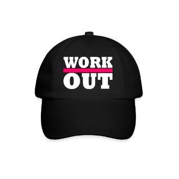Faire des exercices - Casquette classique - noir/noir - Devant