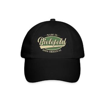 Bielefeld Bielefelder Original - Baseballkappe - Schwarz/Schwarz - Vorne