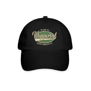 Wuppertal Wuppertaler Original - Baseballkappe - Schwarz/Schwarz - Vorne