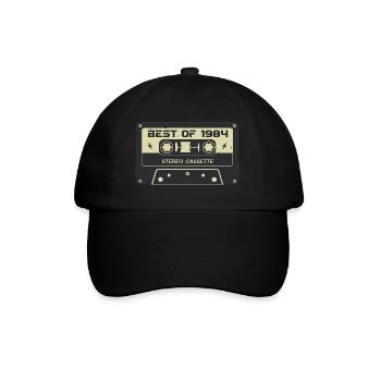 Cassette rétro 1984 vintage 1984 anniversaire 1984 - Casquette classique - noir/noir - Devant