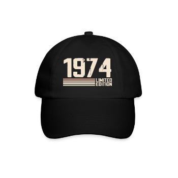 1974 Vintage 1974 Birthday 1974 Retro 1974 - Baseball Cap - black/black - Front