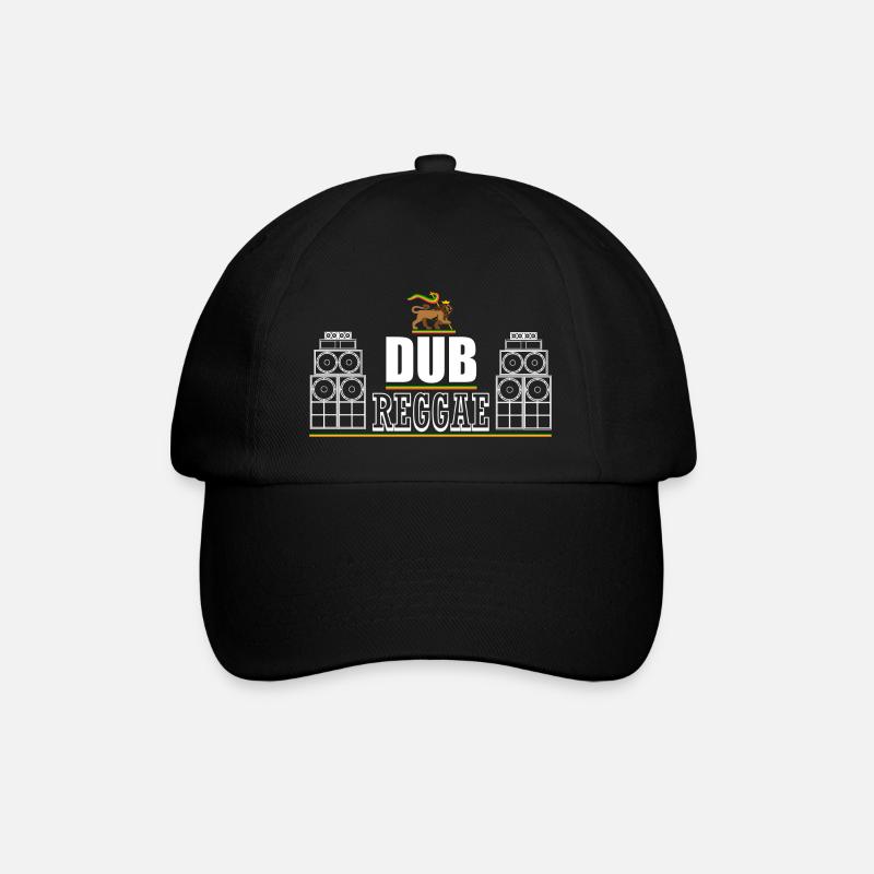 Dub Reggae Lion - Baseball Cap - black/black