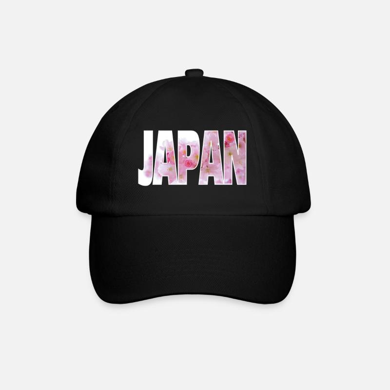 Japan - Baseballkappe - Schwarz/Schwarz