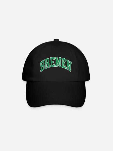 Bremen - Baseballkappe - Schwarz/Schwarz