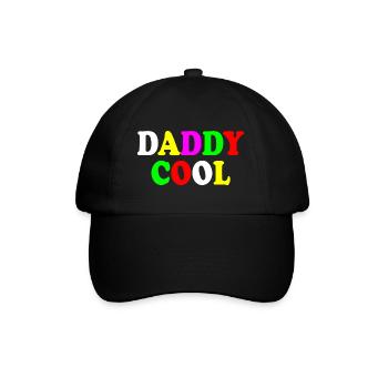 Daddy cool - Baseballkappe - Schwarz/Schwarz - Vorne