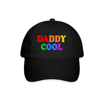 Daddy cool - Baseball Cap - black/black - Front