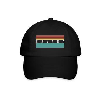 La Havane : Cadeau et souvenir parfaits - Casquette classique - noir/noir - Devant