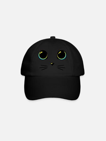 Cat eyes - Baseball Cap - black/black