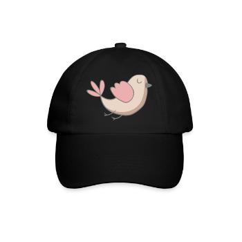 Oiseau - Casquette classique - noir/noir - Devant