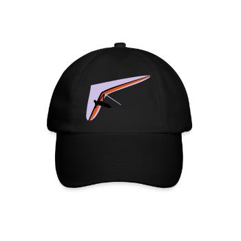 Hängegleiter - Baseballkappe - Schwarz/Schwarz - Vorne