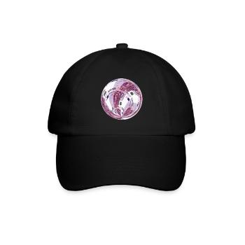 euro 500 bill - Baseball Cap - black/black - Front