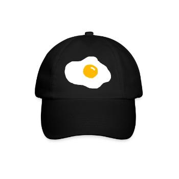 Œufs au plat - Casquette classique - noir/noir - Devant
