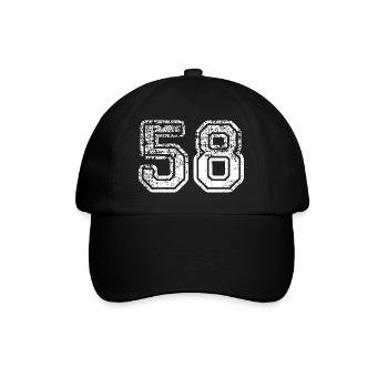 58 - Baseball Cap - black/black - Front