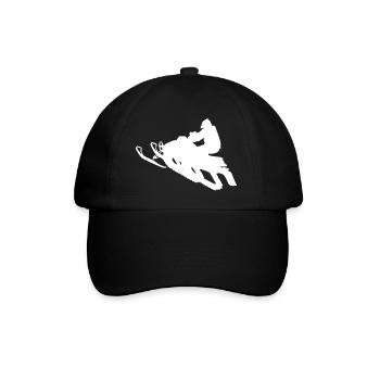 Snowmobile snowmobile snowmobile - Baseball Cap - black/black - Front