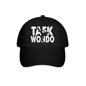 Martial Arts Tae kwon do Asia Gift - Baseball Cap - black/black - Front