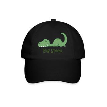 T-Rex Tyrannosaurus Rex Dinosaurier Geschenk - Baseballkappe - Schwarz/Schwarz - Vorne
