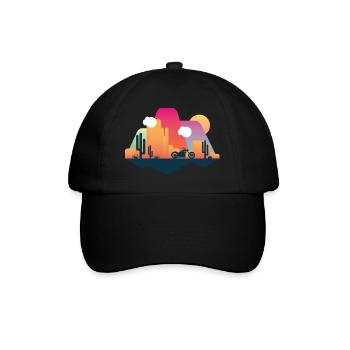 Chopper desert - Baseball Cap - black/black - Front