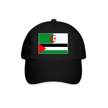 Algeria Palestine - Baseball Cap - black/black - Front