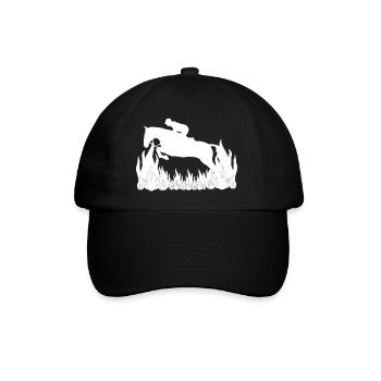 Cheval - Casquette classique - noir/noir - Devant