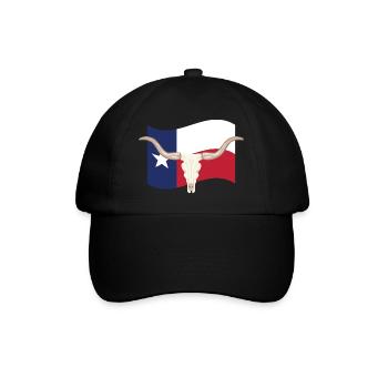 Texas - Casquette classique - noir/noir - Devant