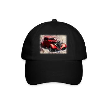 Nostalgic Old American Dream Car - Baseball Cap - black/black - Front