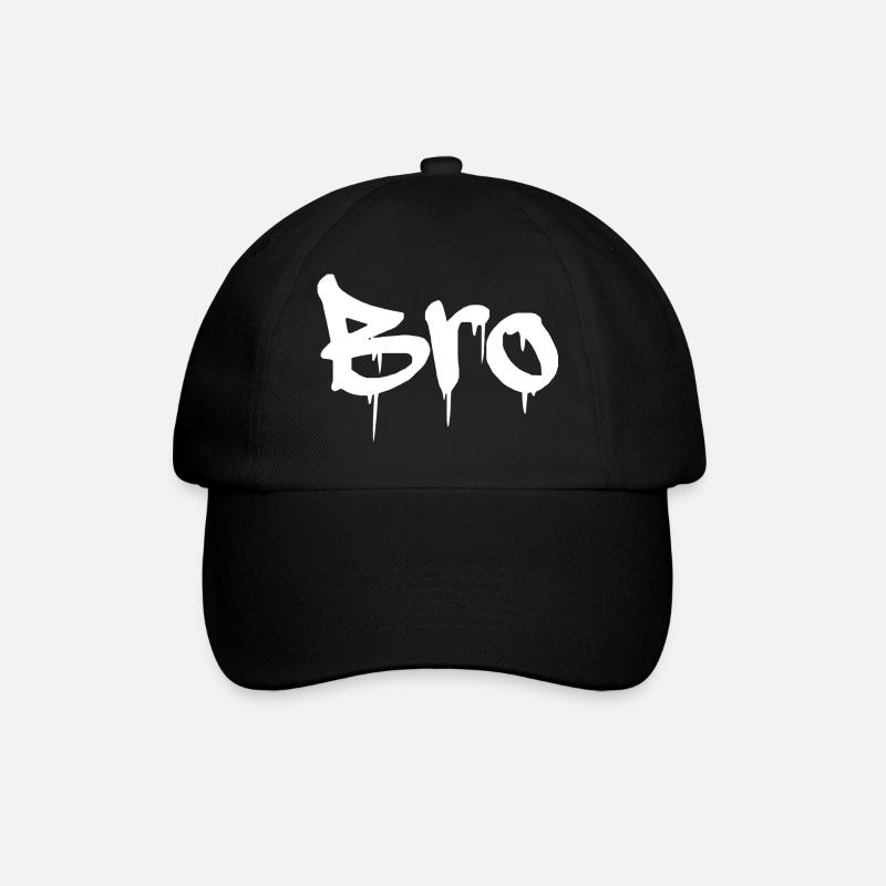 Bro - Baseballkappe - Schwarz/Schwarz