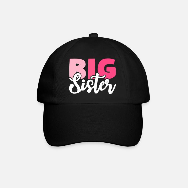 BIG SISTER - Baseballkappe - Schwarz/Schwarz