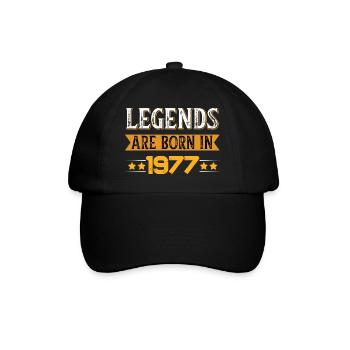 1977 Retro Winner Design - Baseball Cap - black/black - Front
