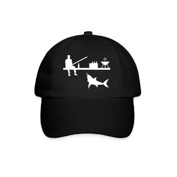 Pêche - Casquette classique - noir/noir - Devant