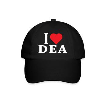 t-shirt I love Goddess t-shirt gift idea - Baseball Cap - black/black - Front