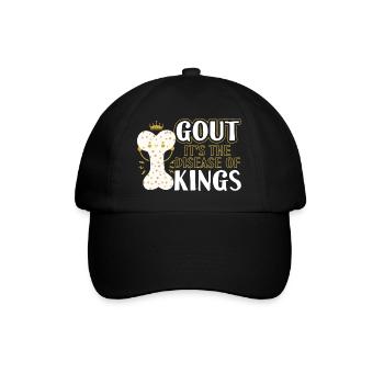 Gout Disease Of Kings Arthritis - Baseball Cap - black/black - Front