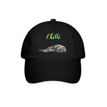 Chilli - Baseballkappe - Schwarz/Schwarz - Vorne
