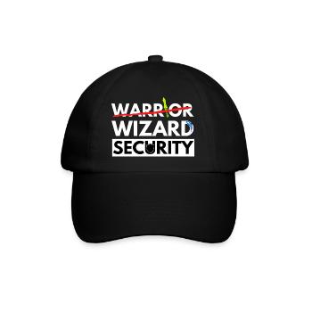WARRIOR IS WIZARD SECURITY DRAGONS ADVENTURES JDR - Baseball Cap - black/black - Front