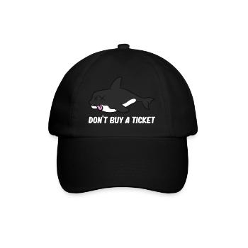 Don't buy a ticket - Orca - Casquette classique - noir/noir - Devant