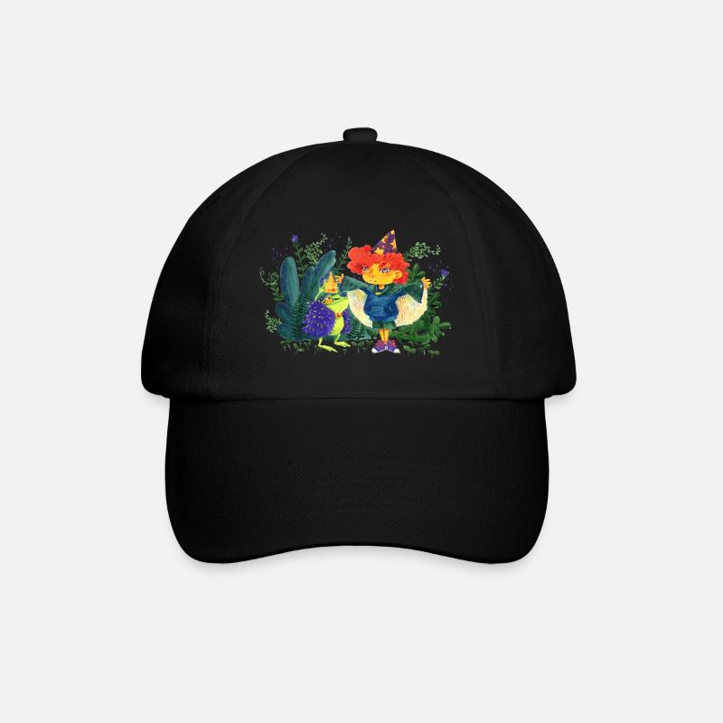 One wish free - Baseball Cap - black/black