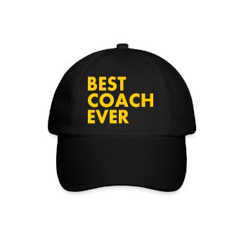 Best coach ever - Casquette classique - noir/noir - Devant