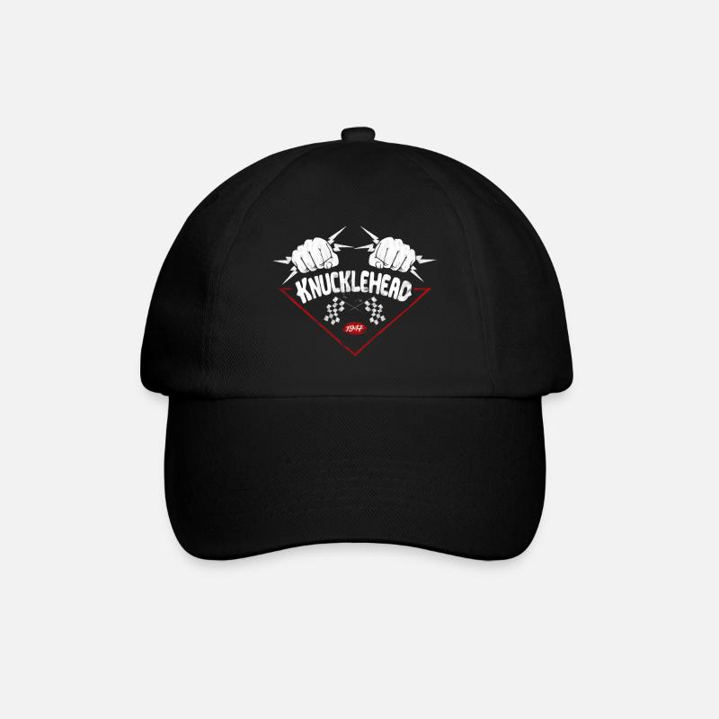 Knucklehead 1947 - Baseballkappe - Schwarz/Schwarz