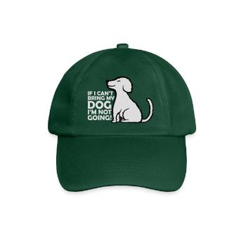 Citation Apportez mon chien - Casquette classique - vert bouteille - Devant